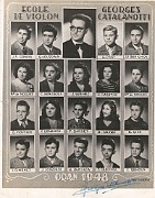 ECOLE DE VIOLON GEORGES CATALANOTTI 1948 LES ELEVES